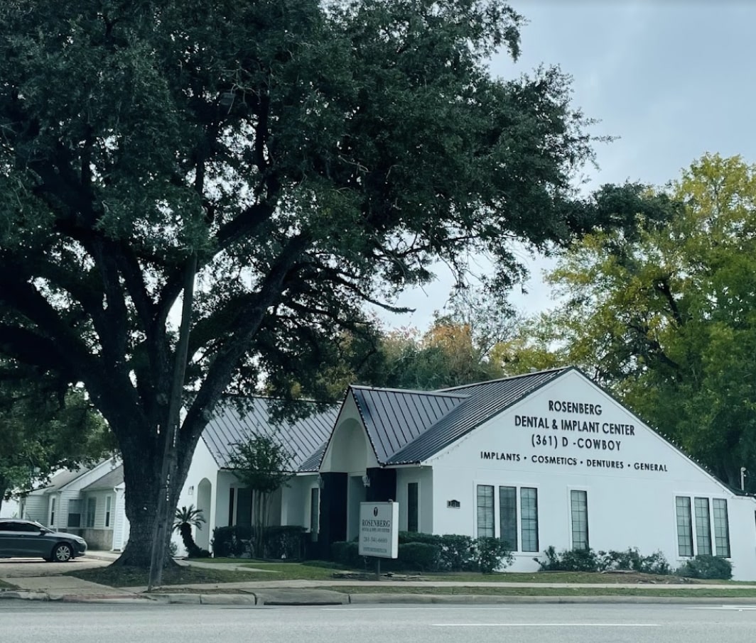 Exterior view of The Cowboy Dentist office in Rosenberg, TX