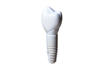 Ceramic zirconia dental implants